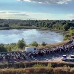 A Large Orthodox Christian Procession is Moving Through Far-western Ukraine Toward the Historic Pochaev Lavra