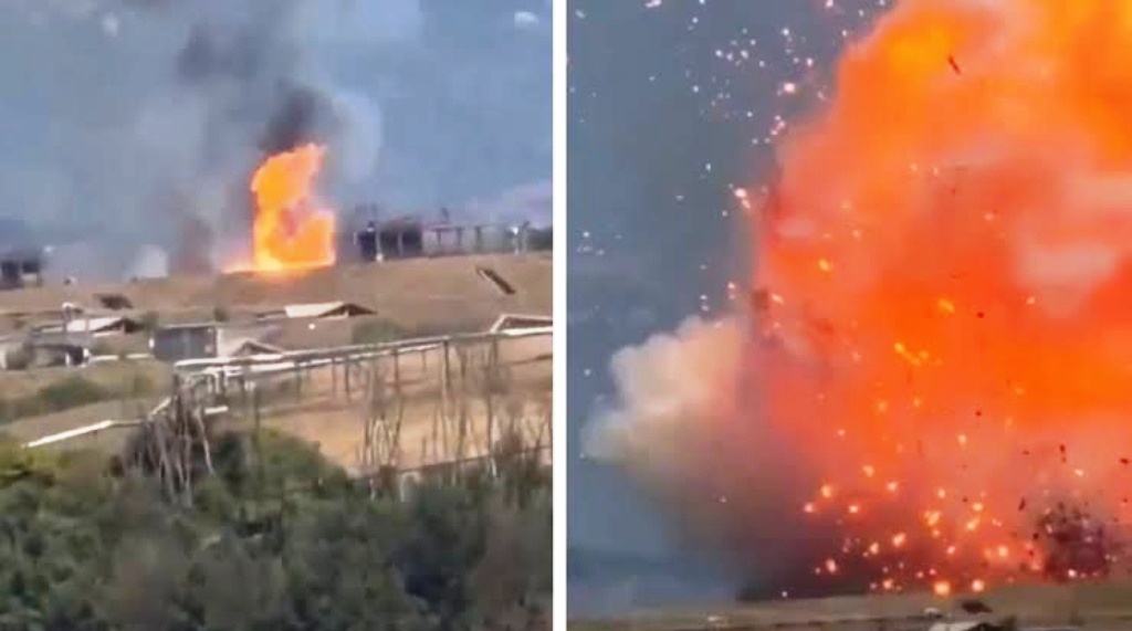 Explosion Rocks Ammunition Factory Near Rome, Italian Police Say Explosion Rocks Ammunition Factory Near Rome, Italian Police Say