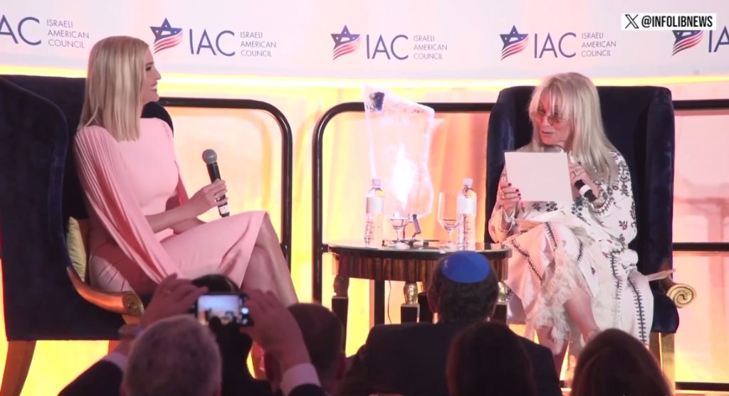 Ivanka Trump Talks about Her Conversion to Judaism with GOP Megadonor Miriam Adelson at an Israeli-American Council Event During Trump’s First Term