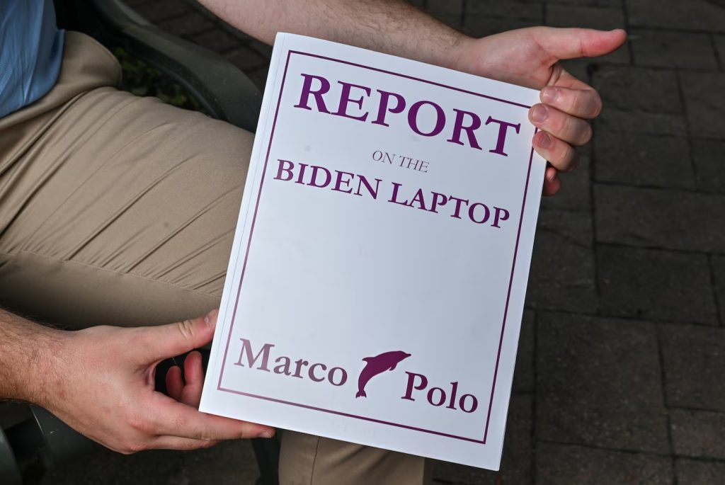 Marco Polo has Released a 630-page Report on the Biden Laptop that Documents the Crimes Committed by the Bidens