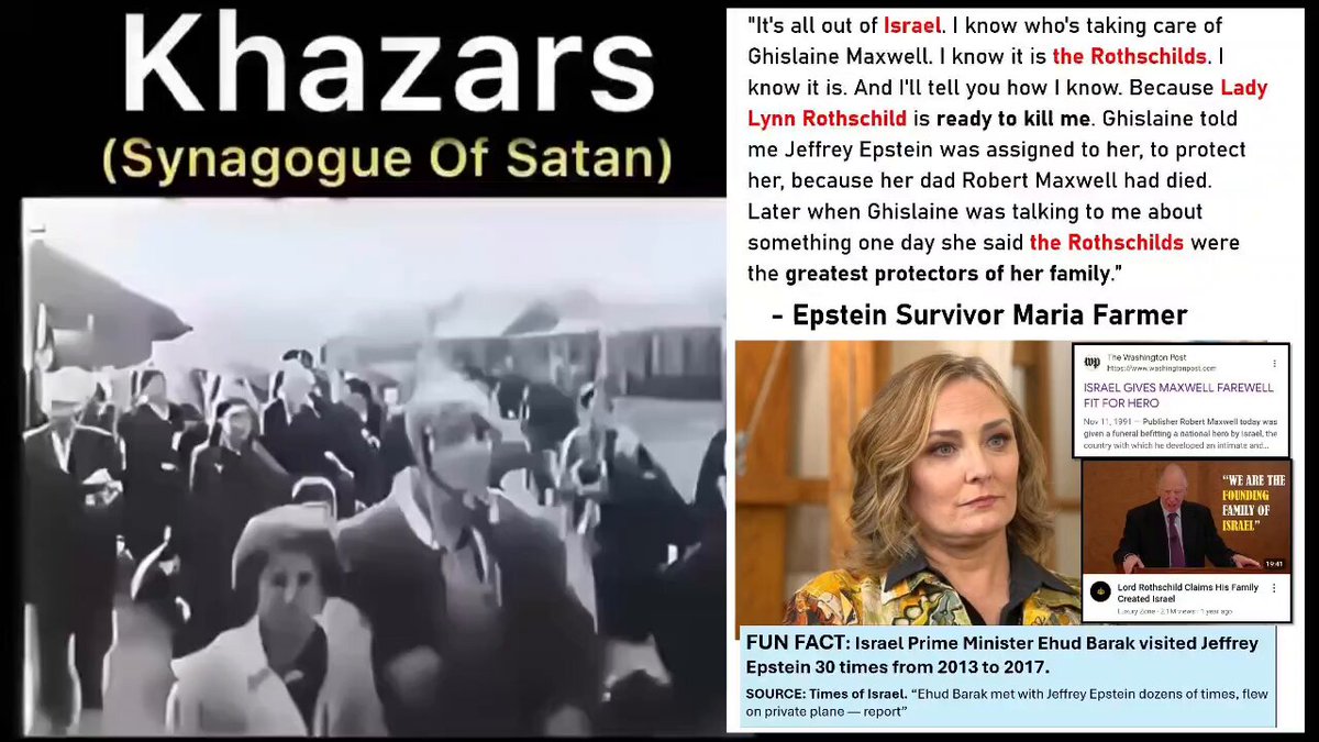 The Rothschild Family are Descended from Eastern European Occult Satanist Khazars. The Rothschild Family is the Khazarian Mafia and Created/Runs Modern Israel, Federal Reserve, ECB, BIS, and Epstein   Island