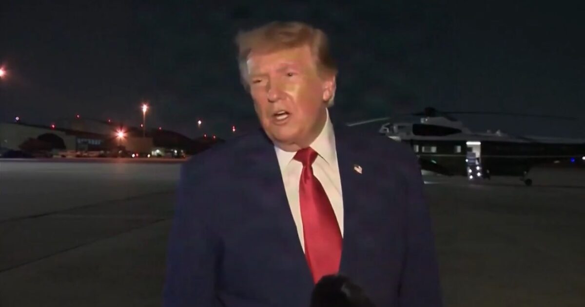 Trump Responds to WaPo Leak on His Secret Flight From Turkey and Plane Switch Amid Iranian Threat (VIDEO) * The Gateway Pundit * by Cristina Laila