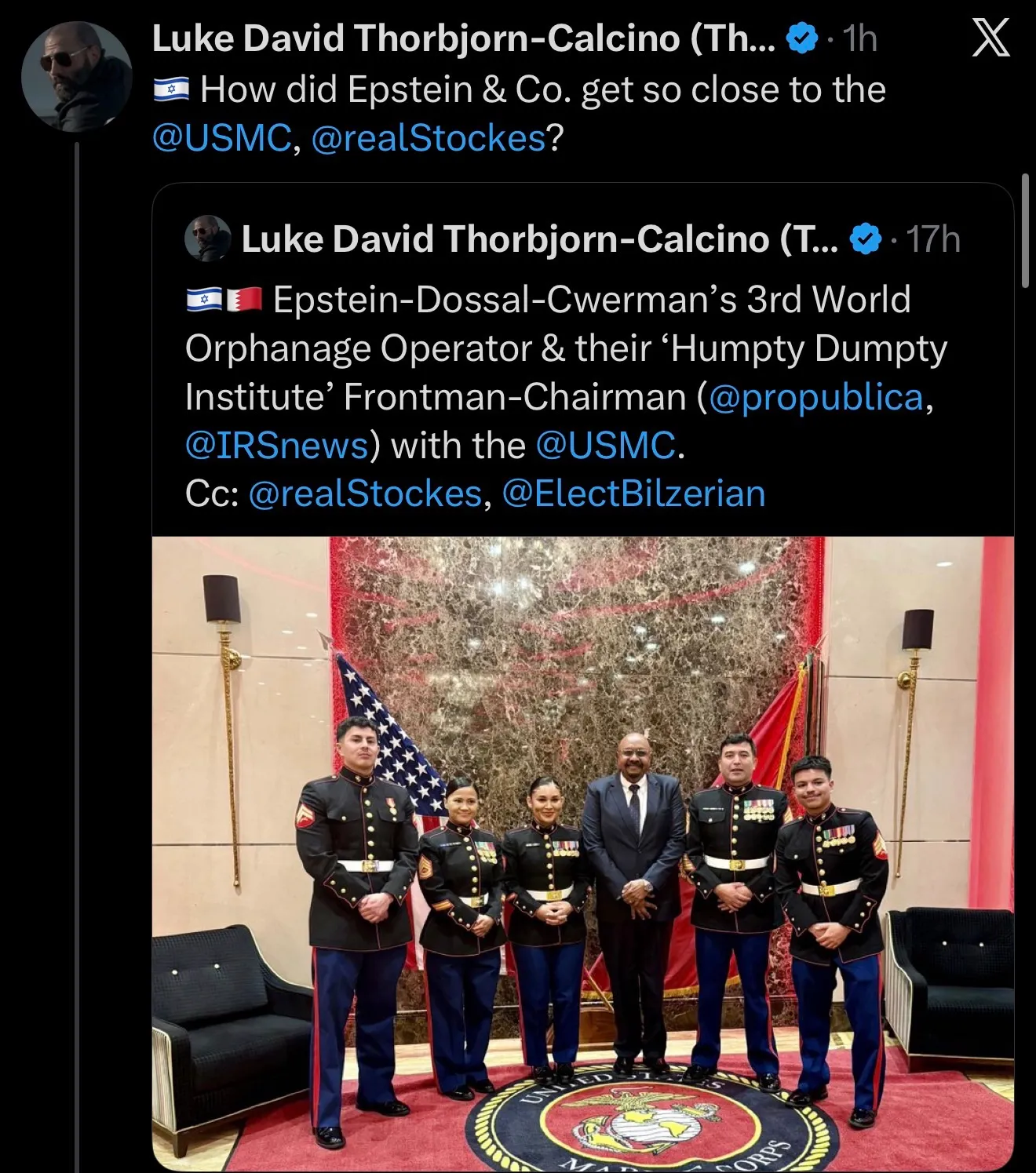 EPSTEIN’S ‘HUMPTY DUMPTY’  MARINE CORPS: “They Not Like Us, They Not Like Us, They Not Like Us…”