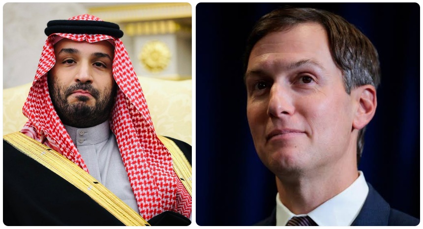A Bombshell Vanity Fair Excerpt from Princes and Thieves Alleges that Jared Kushner’s Hacked iPhone Exposed Secret Discussions in which he Promised to Advance the Agendas of Saudi Crown Prince   Mohamed Bin Salman and UAE President Mohamed Bin Zayed with Trump in Exchange for their Participation in a Secret Fund
