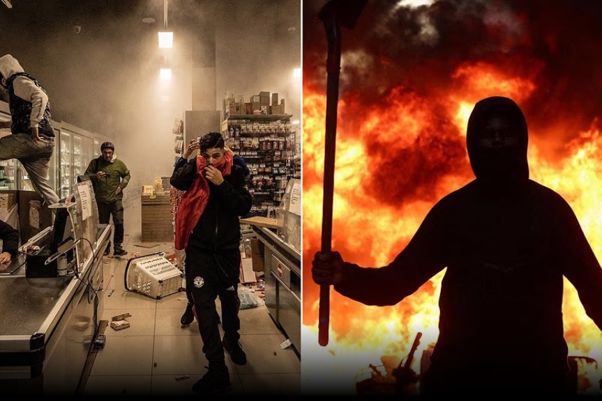 Mayhem in Europe as Streets are Ablaze in France and Luxury Stores Looted while Macron Calls for Calm – As Riots Spread to Milan for a Second Night